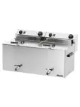 Friteuse - 2 x 10 Liter - Aftapkraan - 400V - Bartscher - 162910 162910 €959.00 Friteuses 400 volt