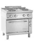 Fornuis - 4 Pits - Met oven - Gietijzer - Bartscher - 286225 286225 €3,199.00 Bartscher 700 line