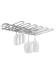 Glazen-Ophangrek - H 5.5 x 45 x 31.6 CM - 1.6 KG - Verchroomd - 110055 110055 €23.00 Glasophangrek