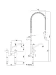 Mengkraan - Met voorspoeldouche - 40 Liter/min - Bartscher - 400137 400137 €629.00 Voorspoeldouches
