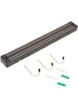 Messenmagneet - 3 Haken - Zwart - L 33 CM - G-Line 73914 €7.49 Messen magneten