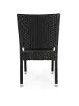 Terrasstoel Mezza - Plat Geweven - Stapelbaar - Zwart - G-Line HW-16771 €47.50 Terrasstoelen