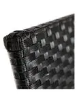 Terrasstoel Mezza - Plat Geweven - Stapelbaar - Zwart - G-Line HW-16771 €47.50 Terrasstoelen