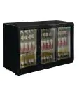 Koelkast - 330 Liter - 3-Deurs - Glazen Deur - Zwart - Polar GL006 €615.17 Koelkasten met glazen deur