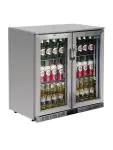 Barkoelkast - 208 Liter - 2-Deurs - Glazen Deur - RVS - Polar GL008 €674.00 Wijnklimaatkasten