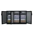 Barkoelkast - 320 Liter - 3-Deurs - Zwart - Polar GE999 €718.14 Tafelmodel koelkast