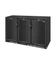 Barkoelkast - 320 Liter - 3-Deurs - Zwart - Polar GE999 €718.14 Tafelmodel koelkast