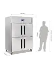Koelkast - 1200 Liter - 2-Deurs - RVS - Polar CW195 €1,667.00 Horeca koelkasten