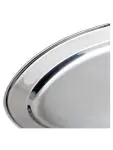 Schotel - Ovaal - RVS - B 39.2 x D 26.2 CM - G-Line 77241 €7.69 Presentatie