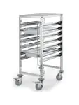 Regaalwagen - 7 x 1/1 GN - RVS - G-Line 27774 €119.00 Regaalwagens