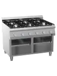 Kooktafel - Gas - 6 Pitten - RVS - B 120 CM - G700 Line - G-Line 73739 €1,399.00 Gastro G700 line