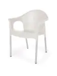 Terrasstoel Zazi - Stapelbaar - Wit - G-Line HW-61251 €28.95 Terrasstoelen