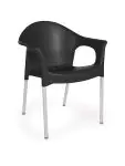 Terrasstoel Zazi - Stapelbaar - Zwart - G-Line HW-61252 €28.95 Terrasstoelen