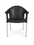 Terrasstoel Zazi - Stapelbaar - Zwart - G-Line HW-61252 €28.95 Terrasstoelen