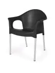 Terrasstoel Zazi - Stapelbaar - Zwart - G-Line HW-61252 €28.95 Terrasstoelen