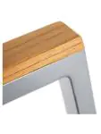 Terrasstoel Moon Super - Stapelbaar - Armleuning - Zwart - G-Line HW-16768 €59.95 Terrasstoelen