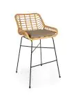 Terras Barkruk Janeiro - Naturel - Rattan - G-Line HW-60965 €89.95 Terras barkrukken