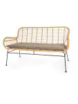 Terras Loungebank Janeiro - Naturel - Rattan - G-Line HW-60963 €159.95 Terrasstoelen