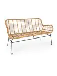 Terras Loungebank Janeiro - Naturel - Rattan - G-Line HW-60963 €159.95 Terrasstoelen
