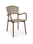 Terrasstoel Cannes - Armleuning - Beige - G-Line 70532 €53.95 Terrasstoelen