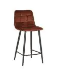 Barkruk - Jelle - Velours - Rust - G-Line 85237 €97.95 Horeca barkrukken