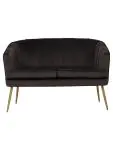 Sofa Relax - 2 Zits - Antraciet - Velvet - B 120 CM - G-Line HW-140230 €279.00 Horeca eetbanken