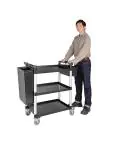 Serveerwagen - Wit - H 95 x 82.5 x 41.2 CM - Vogue - CF101 CF101 €70.98 Serveerwagens