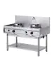 Wokbrander - 2 Brander - 2 x 13kW - RVS - Staand - Diamond - WGL2-13