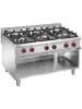 Gasfornuis - 6 Pitten - Open onderstel - Diamond - G9/6BA12