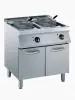 Friteuse - 2 x 15 Liter - Elektrisch - Y-kuip - Aftapkraan - Onderstel - Diamond - E17/F30A8-N