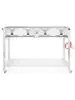 Grill-Master Quattro - RVS 180 - H 84 X 52.5 X 127 CM - Hendi - 154908