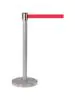 Afzetpaal - Rood Trekkoord - RVS - G-Line