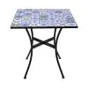 Terrasafel Greece - Keramiek - Zwart - H 72.5 x B 70 x D 70 CM - G-Line