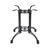 Tafelonderstel / Tafelpoot - 4 Teens - Zwart - Aluminium - G-Line