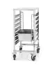 Regaalwagen - 7 x GN 1/1 - RVS - H 92.5 X 55 X 38 CM - Hendi - 810668