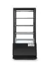 Koelvitrine - 78 Liter - Zwart - Tafelmodel - Display Kast - 3 Schappen - Hendi - 233658
