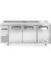 Koelwerkbank met 3 deuren Kitchen Line 390L - RVS - H 85 X 60 X 180 CM - Arktic - 233382