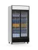 Koelkast - 800 Liter - 2-Deurs - Glazen Deur - Geventileerd - Zilver - G-Line
