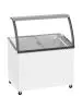 Schepijsvitrine - Glazen Deur - 5 Bakken - 300 Liter - Wit - 230V - G-Line
