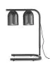 Warmtebrug - 1/1 GN - 2 Lampen - Zwart - Aluminium - 500 W - G-Line