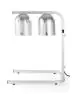 Warmtebrug - 1/1 GN - 2 Lampen - Zilver - Aluminium - 500 W - G-Line