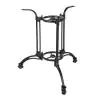 Tafelonderstel / Tafelpoot - 3 Teens - Zwart - Aluminium - G-Line