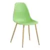 Stoel Luana - Lichtgroen / Houtlook - G-Line