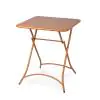 Terrastafel Toscane - Terracotta - H 71.5 x B 60 x D 60 CM - G-Line