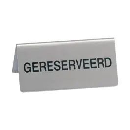 Tafelbord - H 4.5 x 10 CM - 0.06 KG - RVS - 705060
