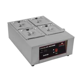 Chocolade Warmer - H 17.8 x 35.9 x 48.9 CM - 8 KG - 220 - 240 V - 1000 W - RVS - +20°C	Tot 90°C - Caterchef