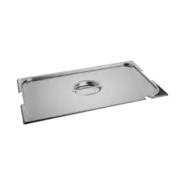 Deksel Gastronorm - 1/1 GN - 53 x 32.5 CM - RVS - Met Lepel En Greep Uitsparing - Caterchef - 953415