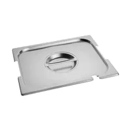 Deksel Gastronorm - 1/2 GN - 32.5 x 26.5 CM - RVS - Met Lepel En Greep Uitsparing - Caterchef - 953445