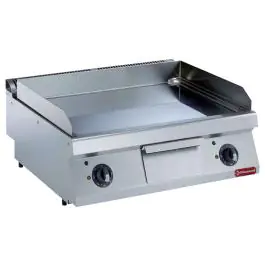Bakplaat - Elektrisch - Glad - Chroom - 80 CM - Diamond - E17/PLCD8T-N
