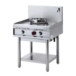 Wokbrander - 1 Brander - 13kW - RVS - Staand - Diamond - WGL1-7